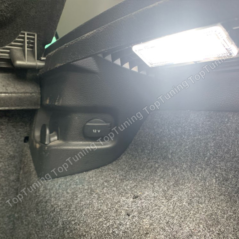 For Citroen C2 C3 C4 C5 C6 C8 DS3 2x Led Luggage Trunk Compartment Light Footwell Glove Box Interior Lamp