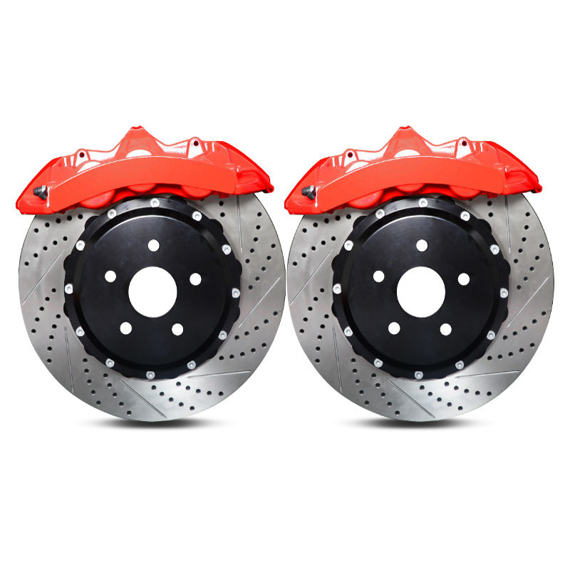 Upgrade GT6 Front GT4 Rear Big Brake Kits with Drilled and Sollted Disc Rotor for BMW 335i E92