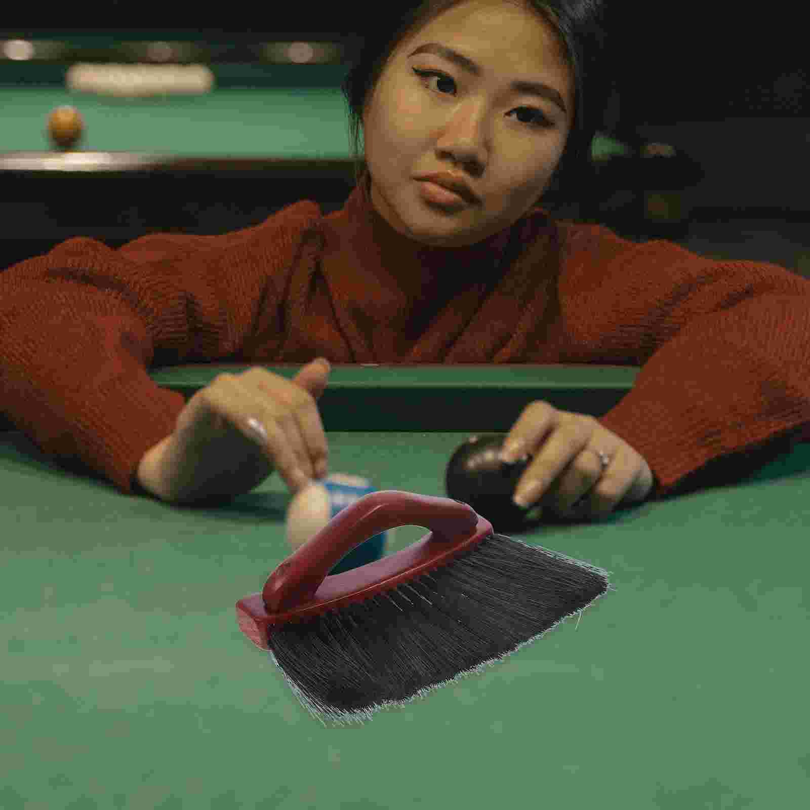 Pool Table Brush Cleaner for Felt Accessories Billiard Supply Wiper Billiards Tool Arc Multifunctional