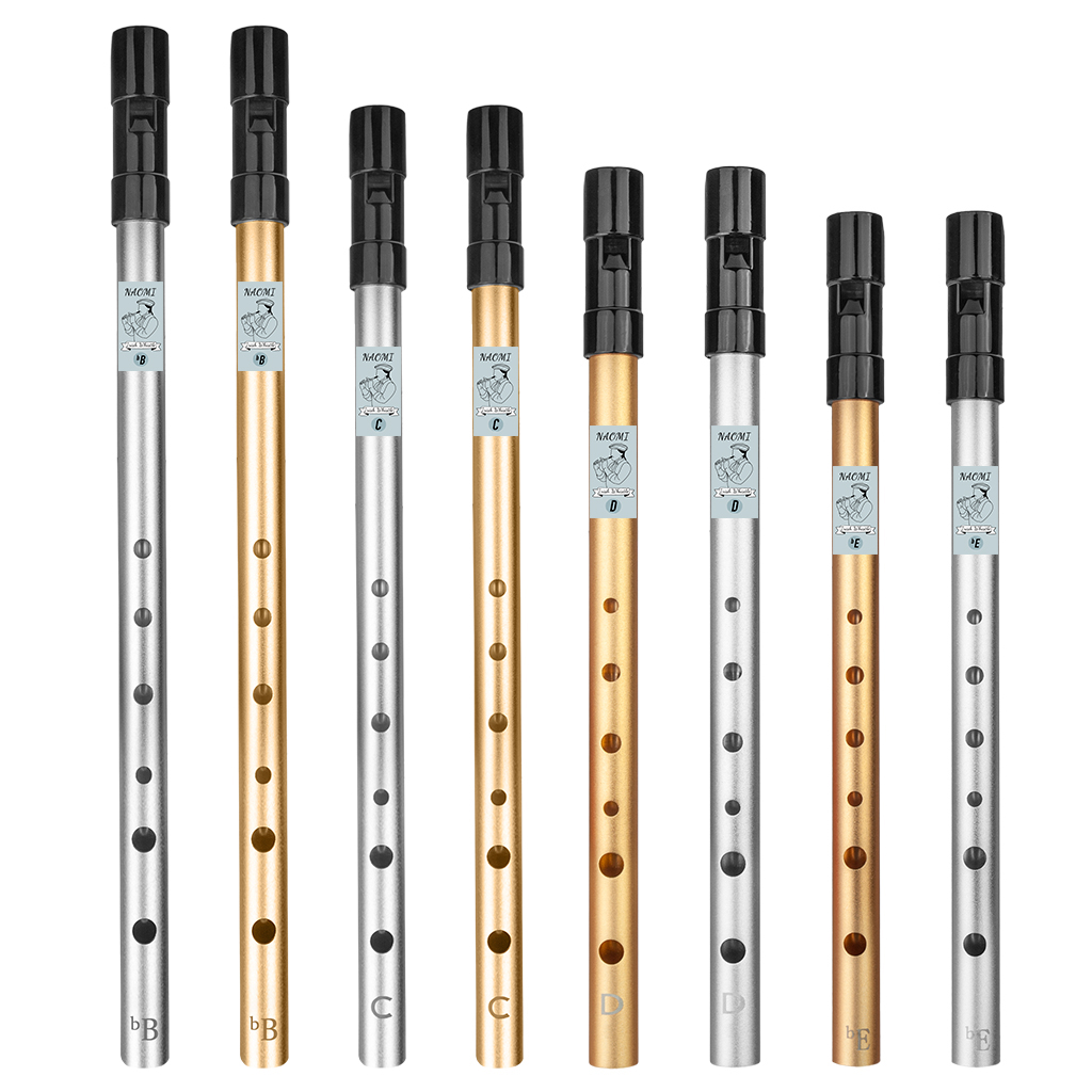 NAOMI Ireland Flute Tin Penny Whistle Professional Irish Whistle Flute Plated Irish Whistle Woodwind Instrument C D bB bE Key
