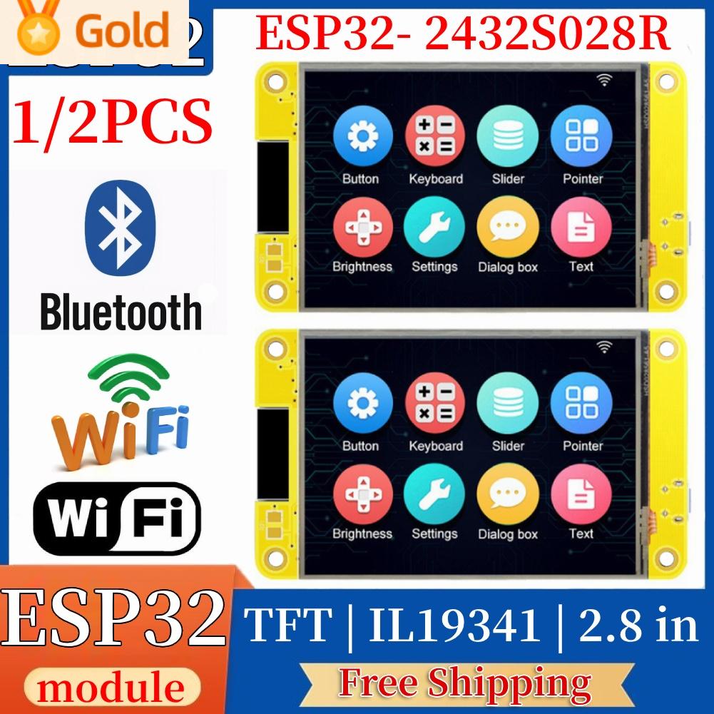 ESP32 Arduino LVGL WIFI Bluetooth Development Board 2.8" 240*320 Smart Display Screen 2.8inch LCD TFT Module With Touch WROOM