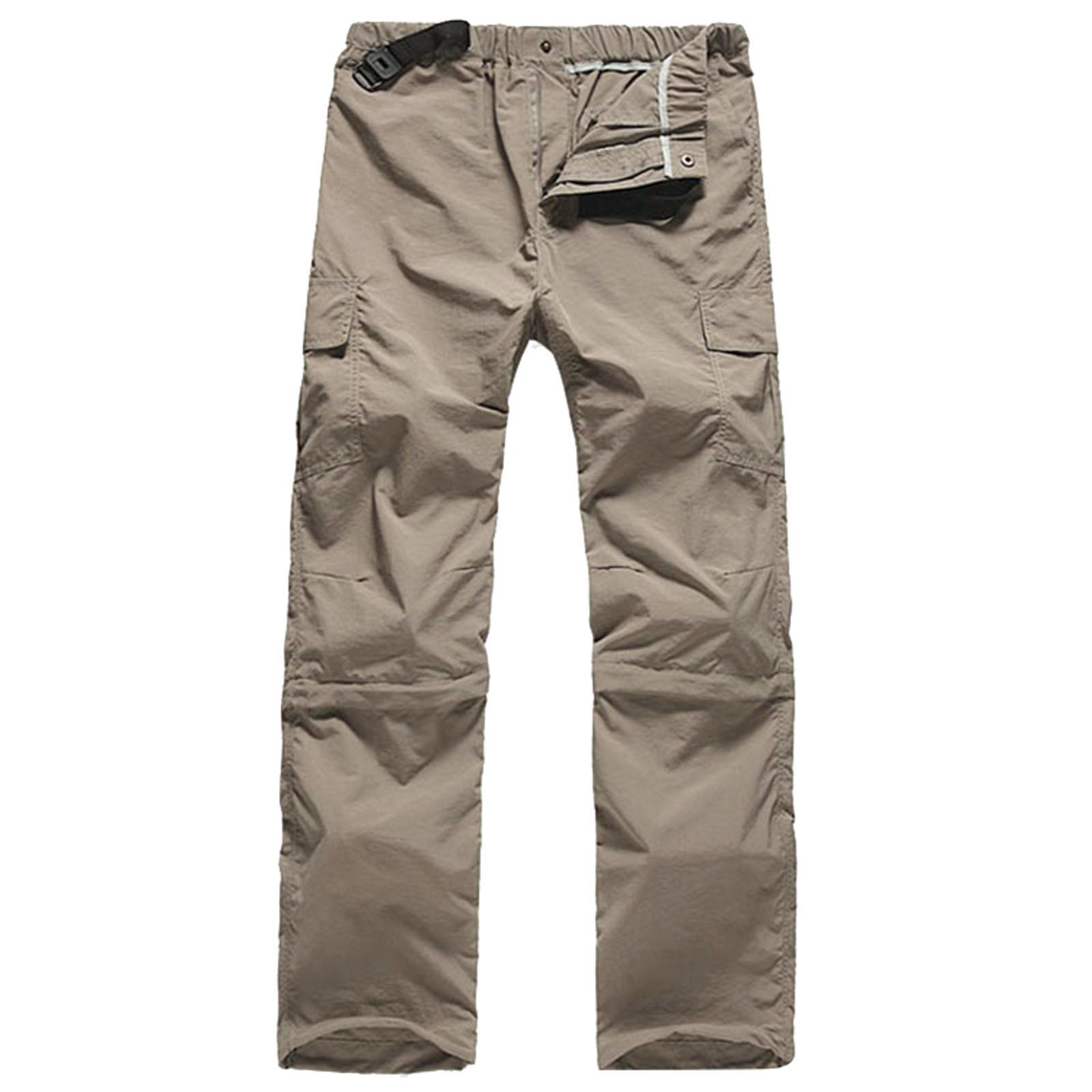 Men's Cargo Hiking Pants Lightweight Breathable Straight Leg Work Pants For Men With Multi Pockets Size 1 Outdoor