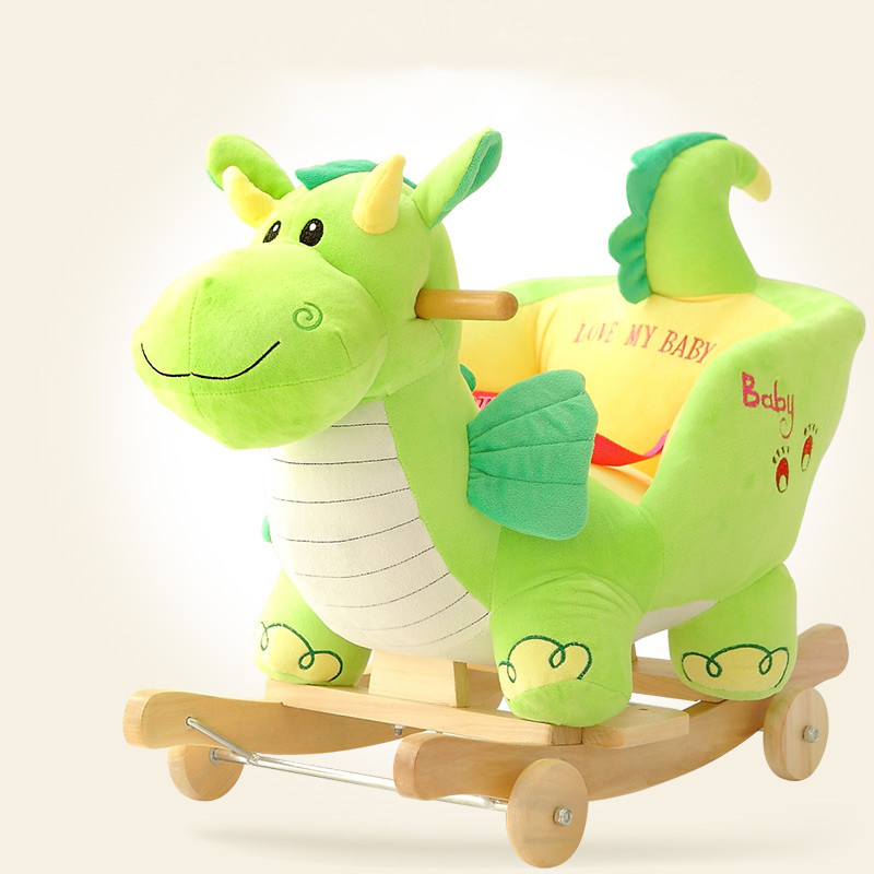 Baby swing Plush Horse Toy Rocking Chair baby Swing Seat Outdoor Kid Ride On Toy Rocking