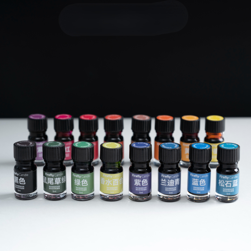 Highly Concentrated Candle Liquid Dyes for Scented Candles Soy Wax Vegetable Wax Coloring Material