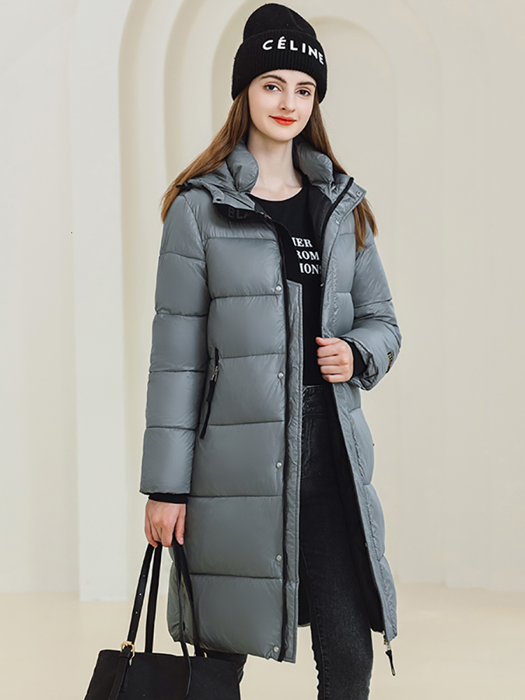 2025 New Winter Puffer Jacket Clothes Women Zipper Loose Padded Coat Female Solid Thicken Warm Long Parkas Outwear F6.29#72