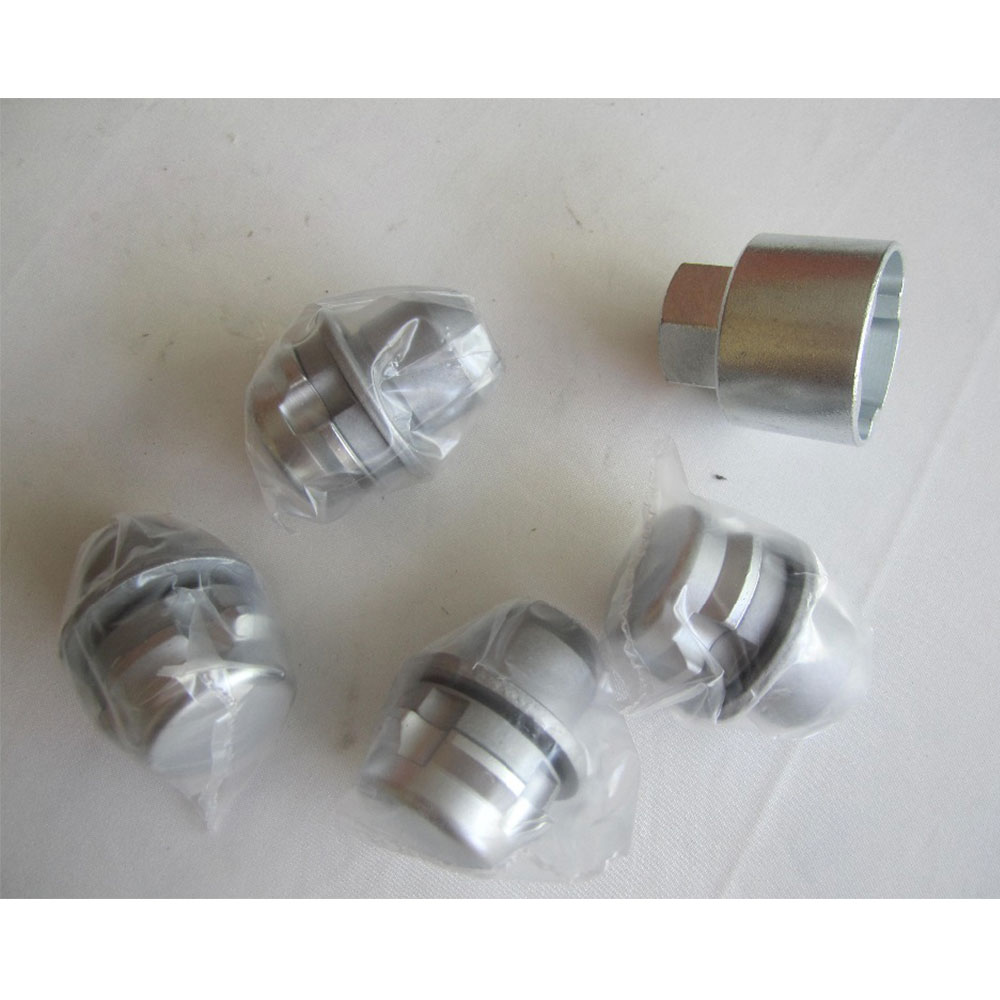 5 PCS Wheel Locking Lug Nut Sets For 2005-2013 LR LR3 LR4 Range Rover Sport RRB500120