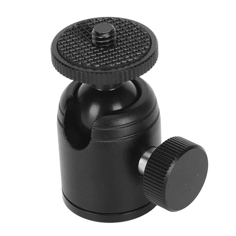 Ball Head 360 Degree Rotating Panoramic Tripod Mount Ball Head with 1/4inch Hot Shoe for DSLR Camera