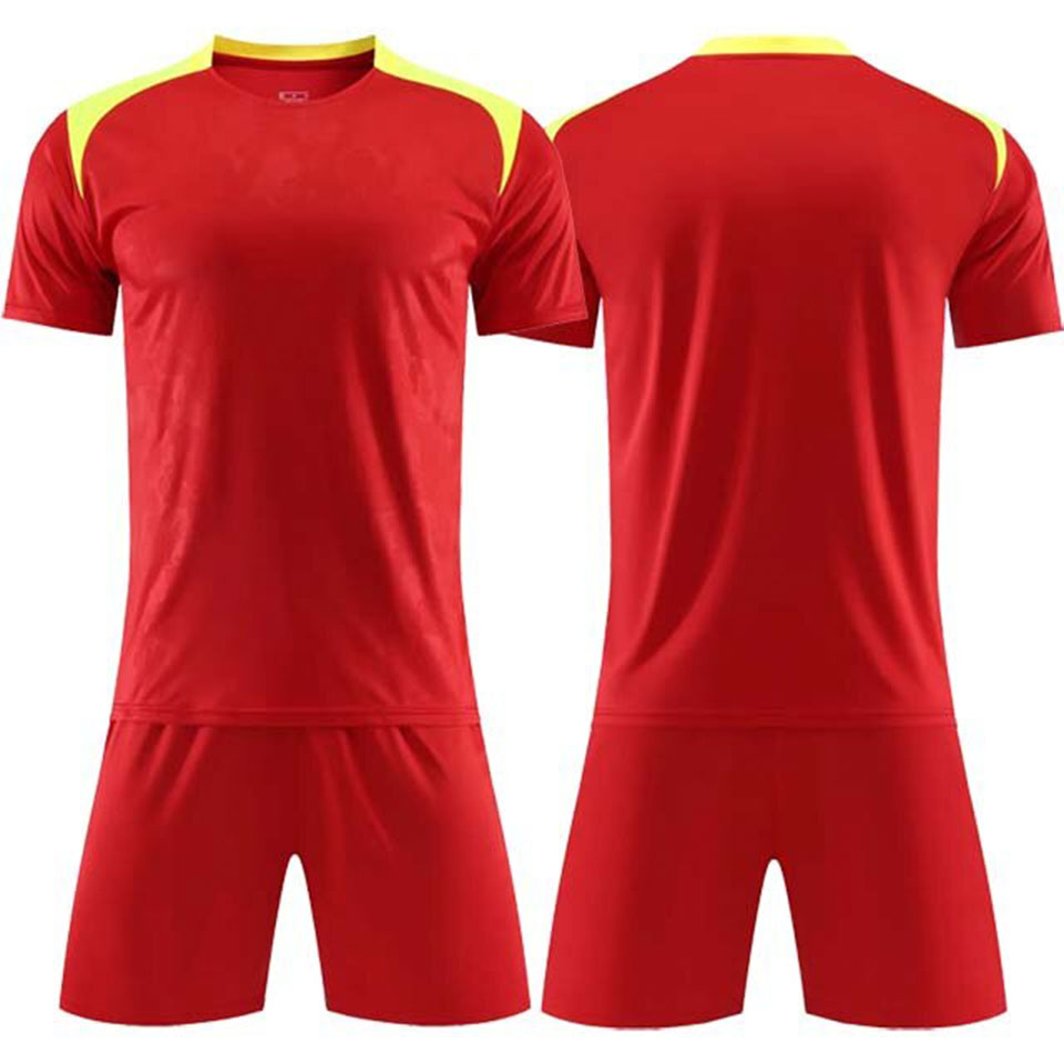 Personalized Custom Children Football Jersey Men Boys Soccer Uniform Sets Short Sleeve Kids Soccer jersey set Men kids football