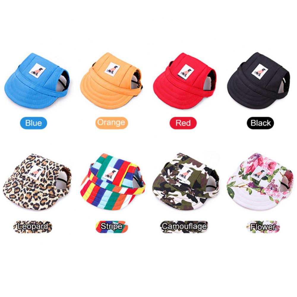 Pet Hat Dog Hat Baseball Hat Summer Canvas Dog Cap Only For Small Pet Dog Outdoor Accessories Outdoor Hiking Sports