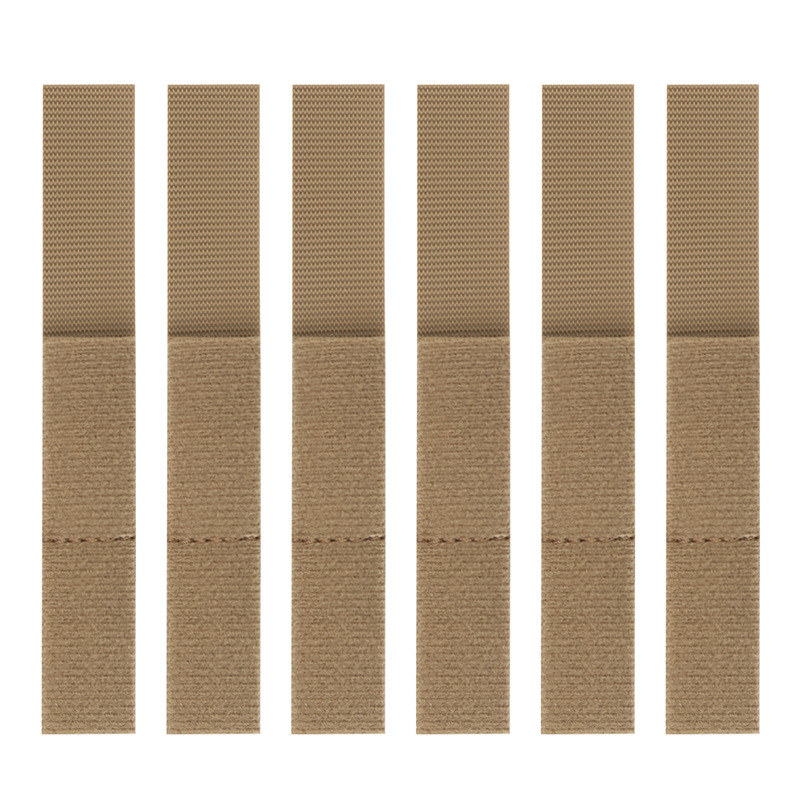 Outdoor Tactical Vest Accessories Radio PTT Cable Storage Magic Tape Cover Molle Mount