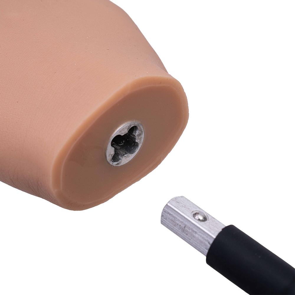 Female Lifesize Realistic Practice Nail Training Practice Hand Model Fake Hand Nail Silicone Practice Hand with Bracket Stand