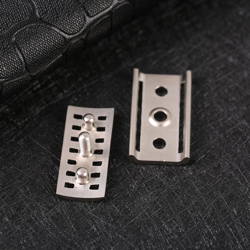 Yaqi Matte Nickel Color KNIGHT-HELMET Safety Razor Head for Men's Shaving Razors