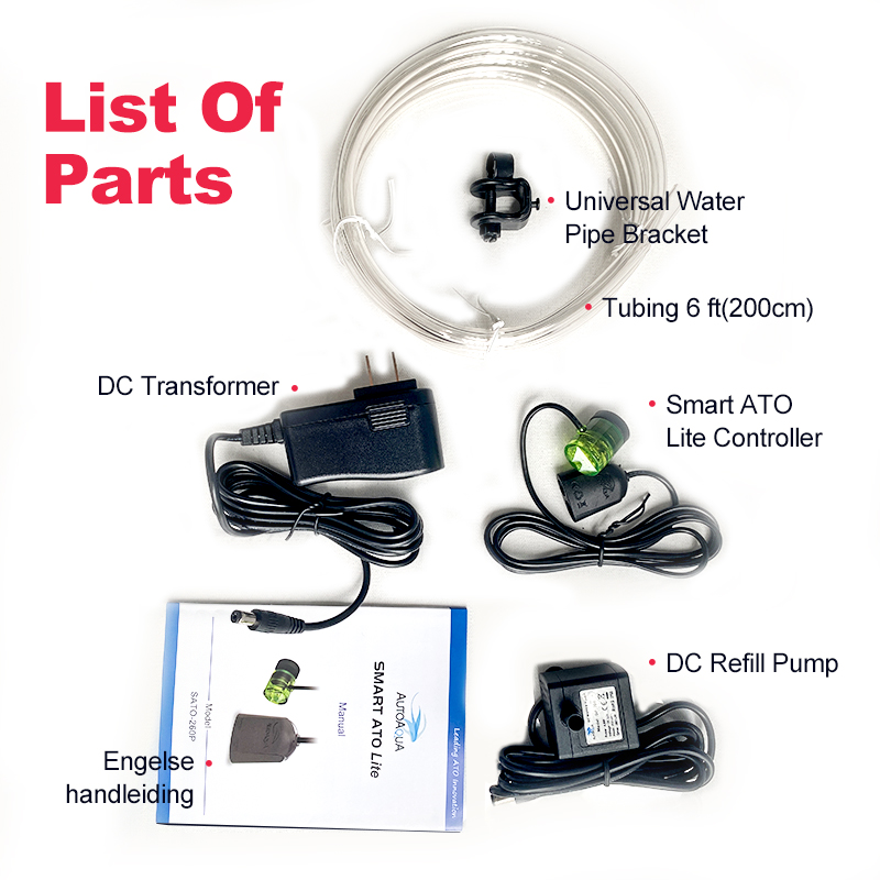 AutoAQUA Smart ATO Lite SATO-260P Auto Top Off System Water Filler, Refiller, Level Controller Pump for Aquarium