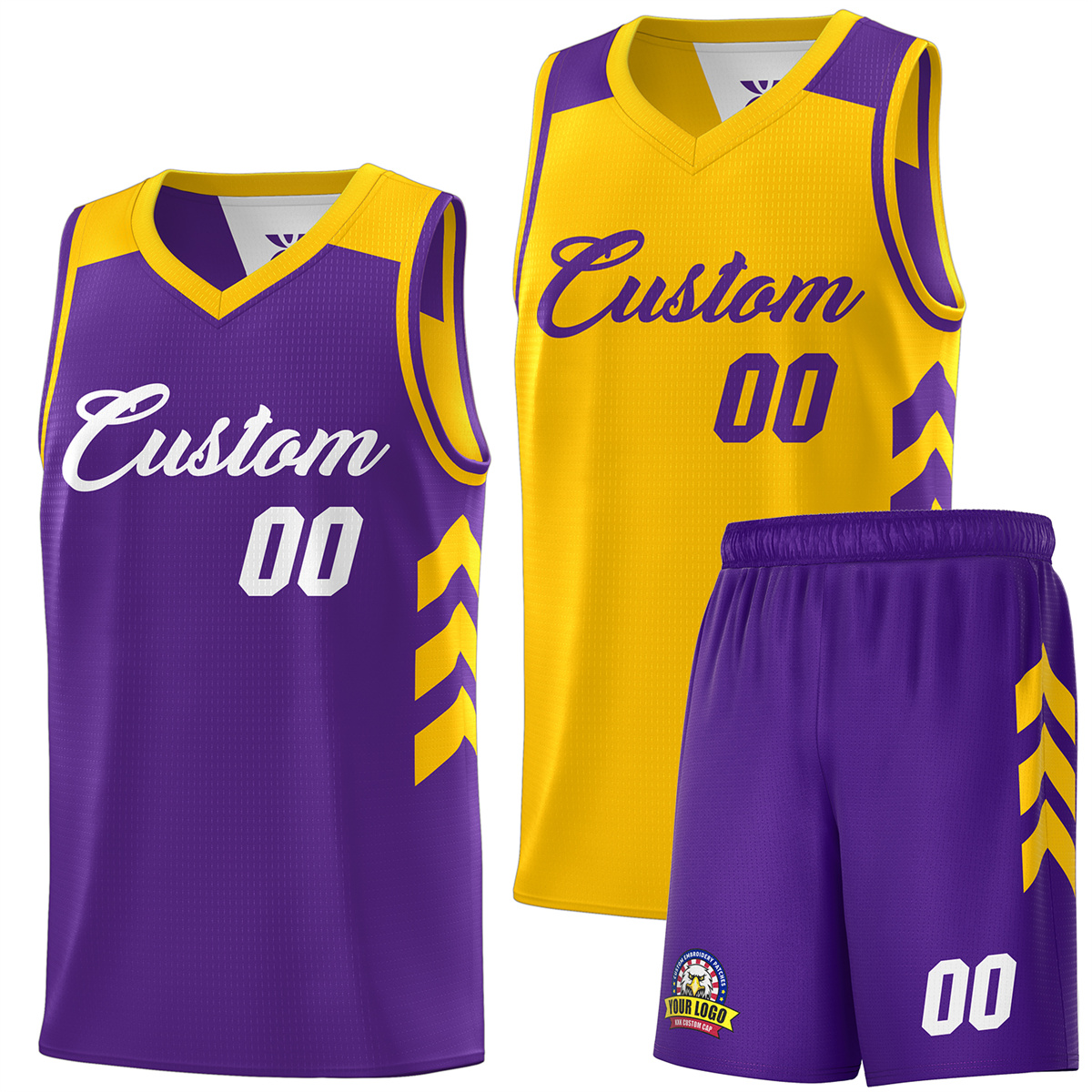 Custom Reversible Basketball Jersey 90s Hip Hop Sports Shirts Printed Name Number for Men/Youth