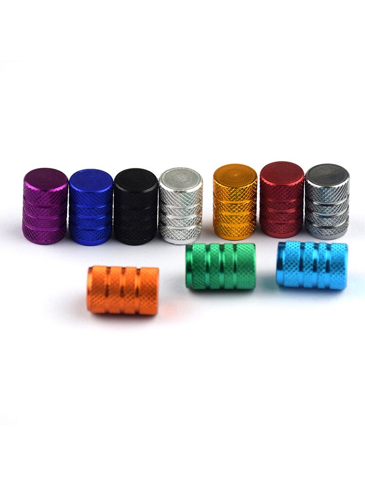 Tire Valve Caps Tyre Rim Stem Cover Dust Proof Auto Wheel Cap Aluminum Alloy Nipple Caps for Cars and Motorcycles Bikes