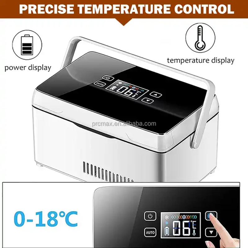Insulin Cooling Box Travel Car Home Insulin Storage Refrigerator Touch Screen LED Drug Refrigerator Used to Store Vaccine Insuli
