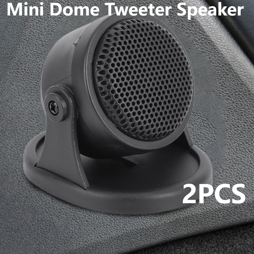 2PCS Universal Mini Dome Tweeter Speaker Car Horn Sound Car Hi-Fi Audio Loud Super Power Audio Sound for Vehicle SUV Auto
