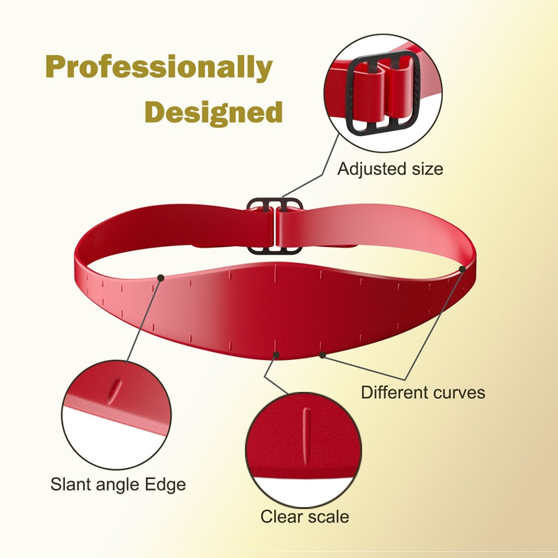 Adjustable Neckline Shaving Template - Lengthened Size Silicone Haircut Band For Home Haircuts Barber Trimming DIY Haircuts