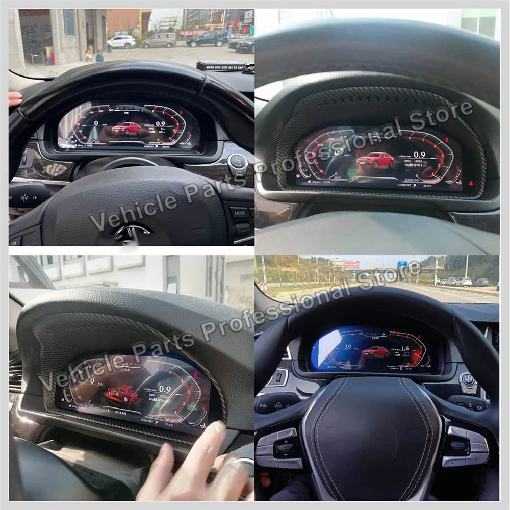 For BMW 3 Series E90 E91 E92 E93 E84 320I 318I 325 LCD Dashboard Player Digital Cluster Virtual Cockpit Instrument Speedometer
