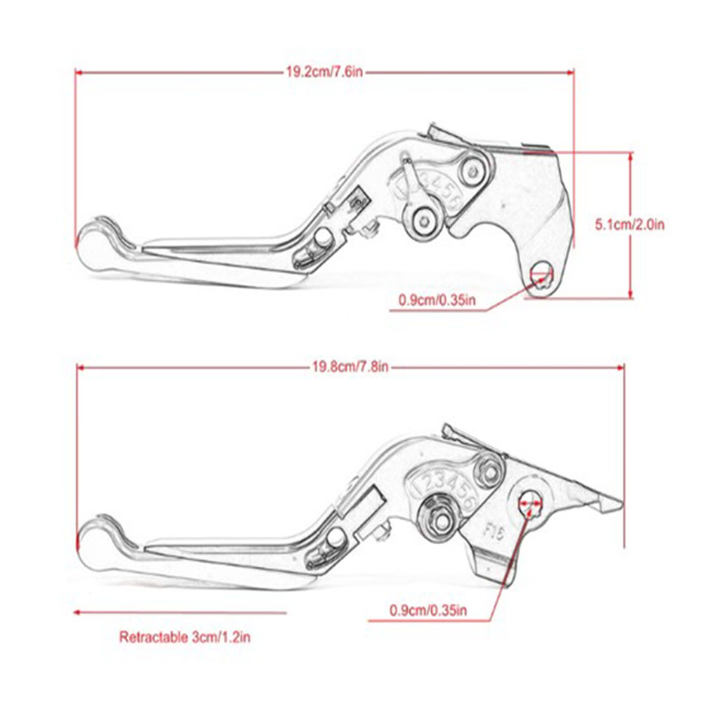 For SUZUKI Bandit GSF600S GSF600 GSF250 GSF 600 S 1996-2007 Motorcycle CNC Adjustable Extendable Folding Brake Clutch Levers