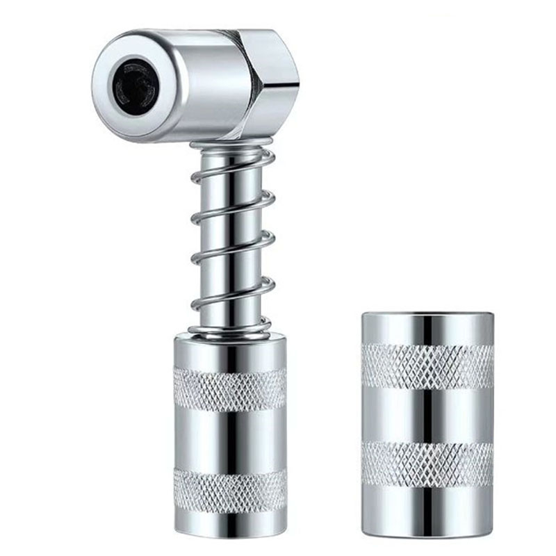 90 Degree Grease Coupler Adapter Fitting Tool Coupler Grease Fitting Tool for Car Truck Etc Sleeve Locks Coupler In Place