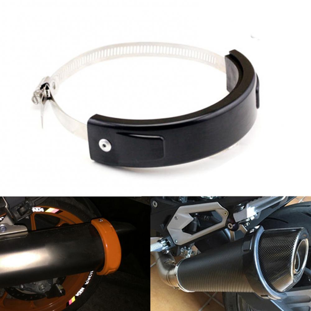 100-160mm Round Metal Exhaust Funnel Clamp Support Bracket For Exhaust Pipe Muffler Escape Motorcycle Repair Parts Accessory