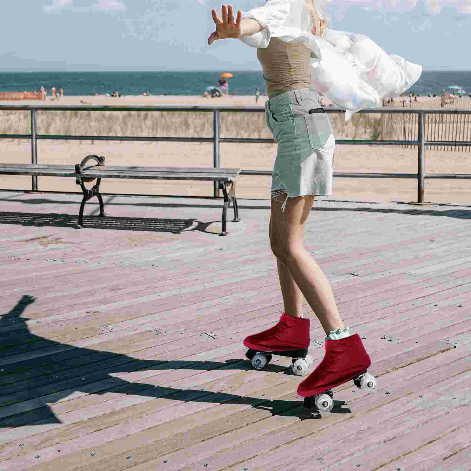 Kid Stuff Skate Covers Ice Portable Boot Roller Skating Protectors Protective Skates Men Women Hockey