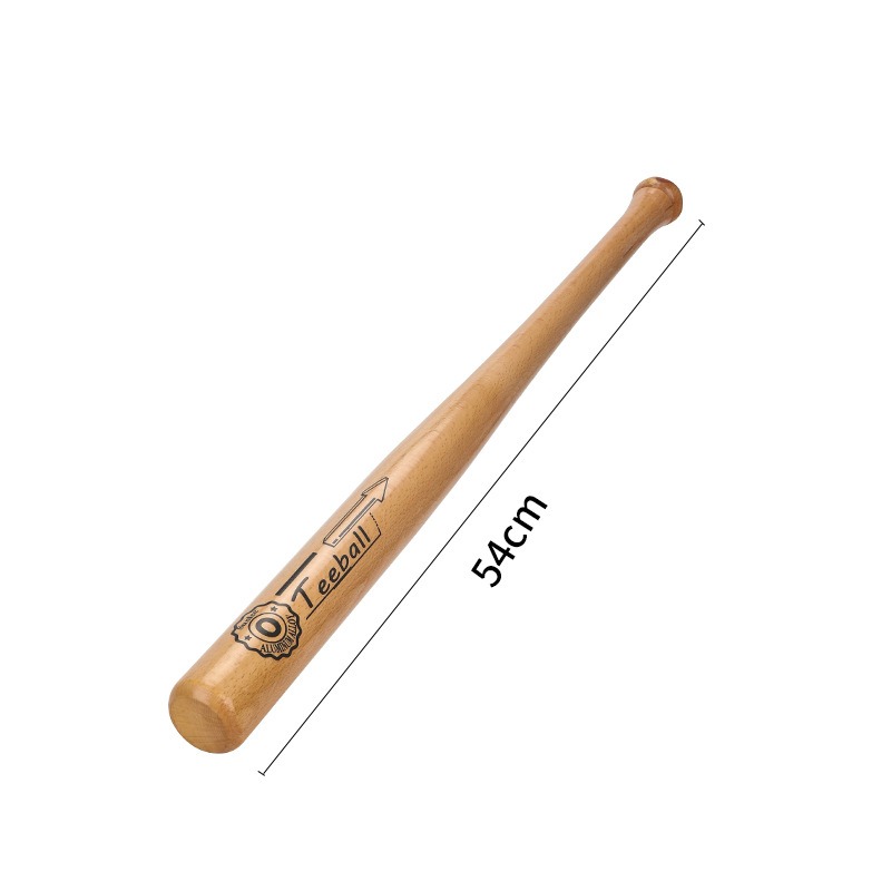 54cm Oak Baseball Bat Professional Solid Wood Baseball Ball Bat Kids Outdoor Softball Baseball Practicing Durable Ball Sticks