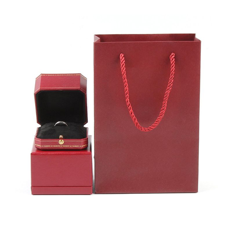 Vintage Design Luxury Ring Box Perfect Engagement Prop Valentine Wedding Gifts Storage Box