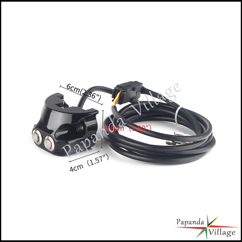 For Harley Dyna Sportster V-Rod AERO AERO-A Motorcycle Air Ride 1 Inch Handlebar Switches Controller 3 Wires 2 Buttons Switch