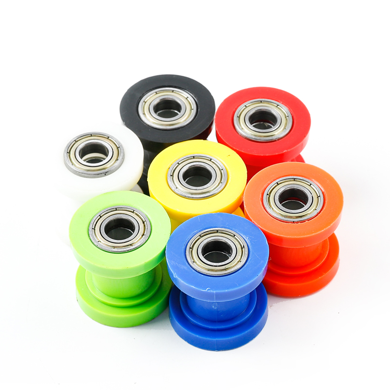 Motorcycle Chain Tensioner Motocross Parts Wheel Guide Drive Roller Pulley 8 10mm ATV Mini Moto Enduro Dirt Pit Bike Accessories