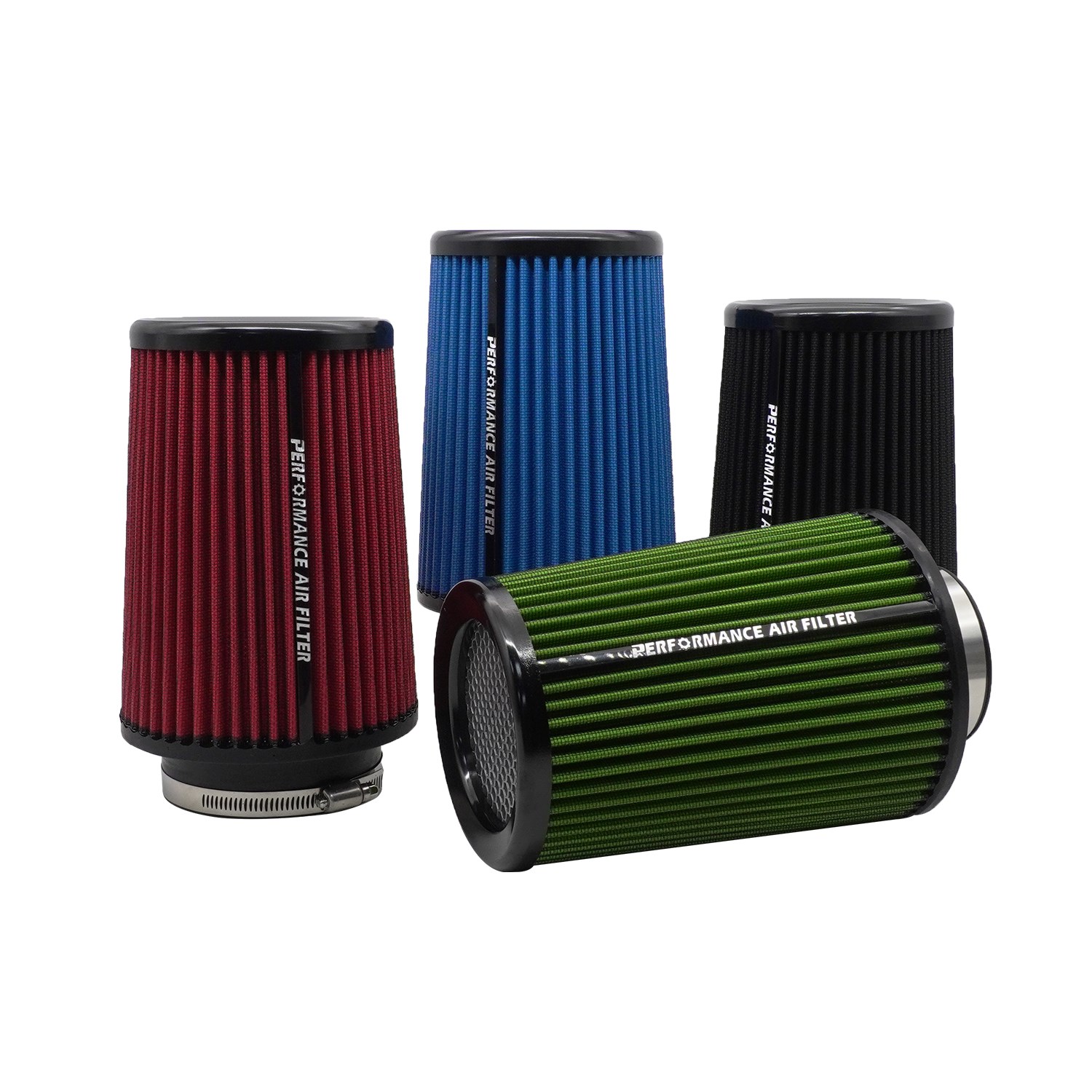 Car High Flow Air Filter 3" 3.5 4inch Cold Air Intake Universal Filters for Sport Racing Car Engine Air Inlet 76MM 89MM 101MM