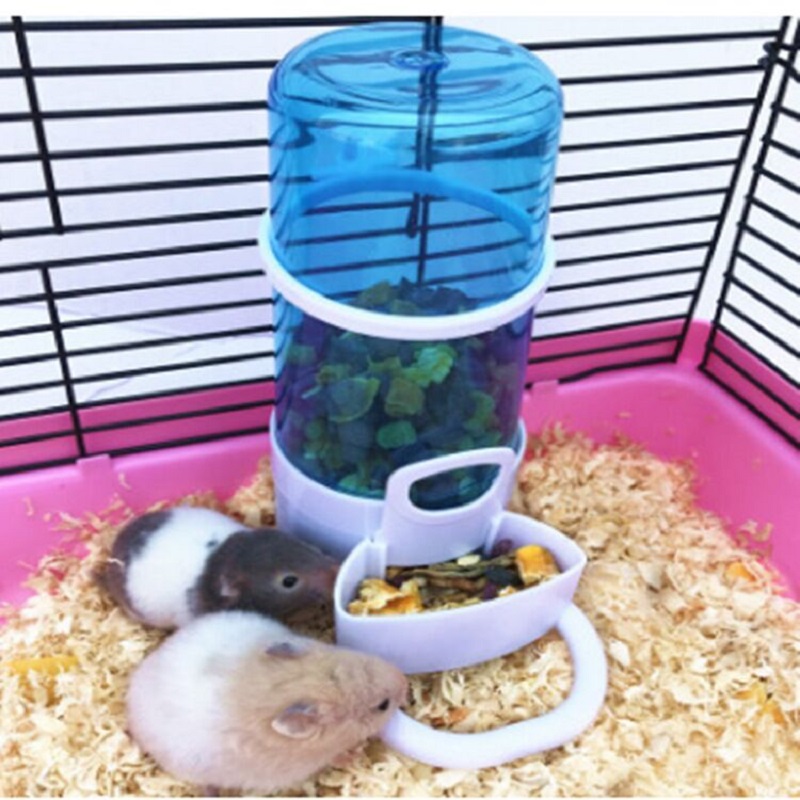 Small Pet Hamster Guinea Pig Hedgehog Bird Pet Food Bowl Supplies Automatic Feeder Water Dispenser