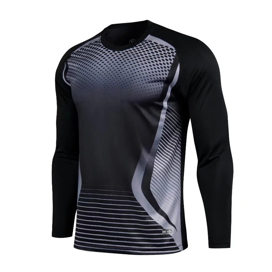 Men Soccer Goalkeeper Jerseys Tops Survetement Football Goalie Keeper Jersey Rugby Shirts Sport Kit Elbow Protector Custom Print
