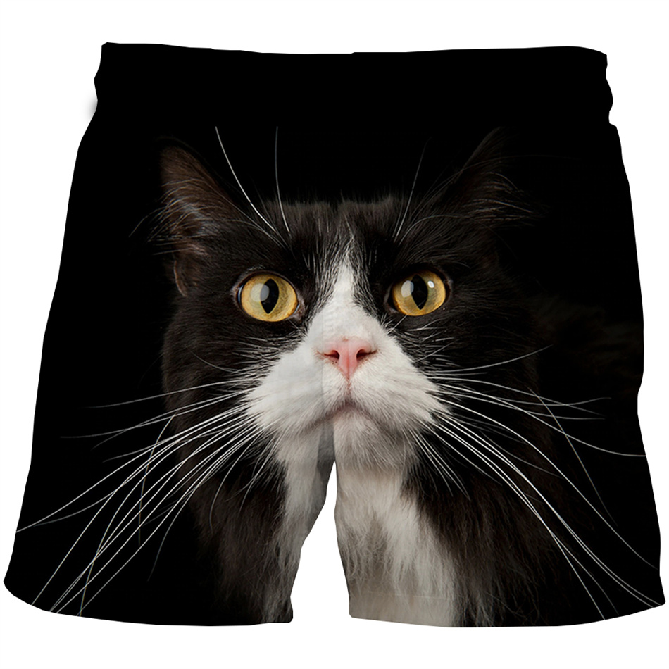 Kids Baby Galaxy Animal Cat Pizza 3D Print Beach Shorts For Boys Girls Summer Children Casual Swimming Clothes Dry Quickly Pants