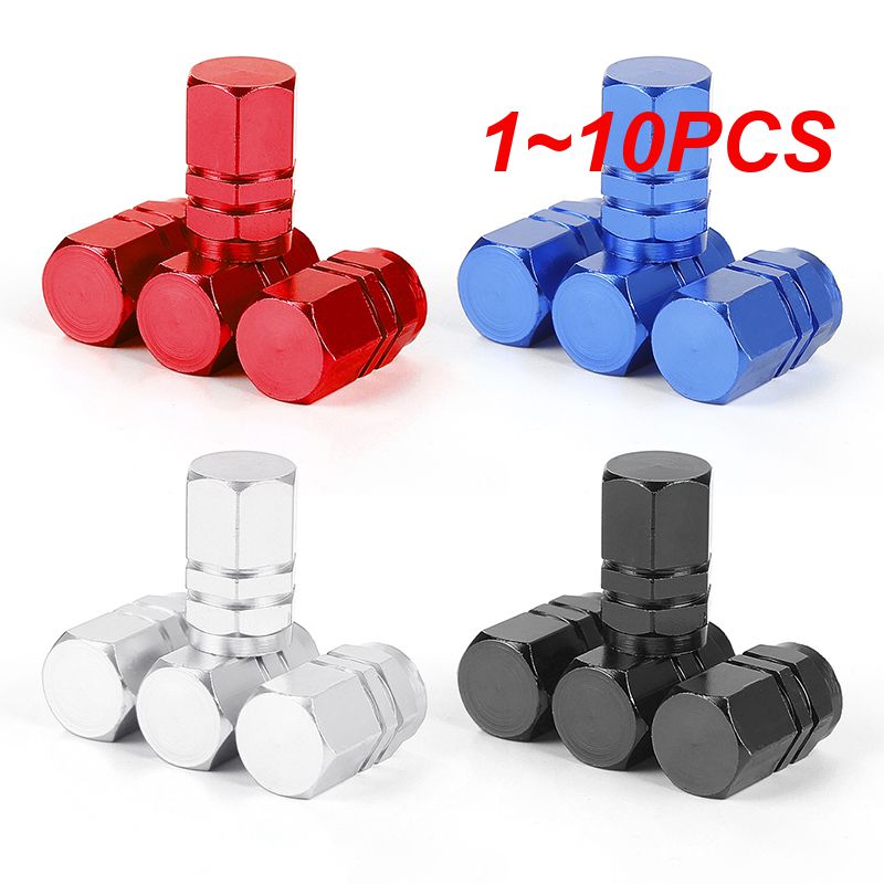 1~10PCS Automobiles Tyre Valve Caps Car Wheel Tire Tyre Valve Rim Stem Caps Style Cover Nipple Caps Car Auto Motorcycle
