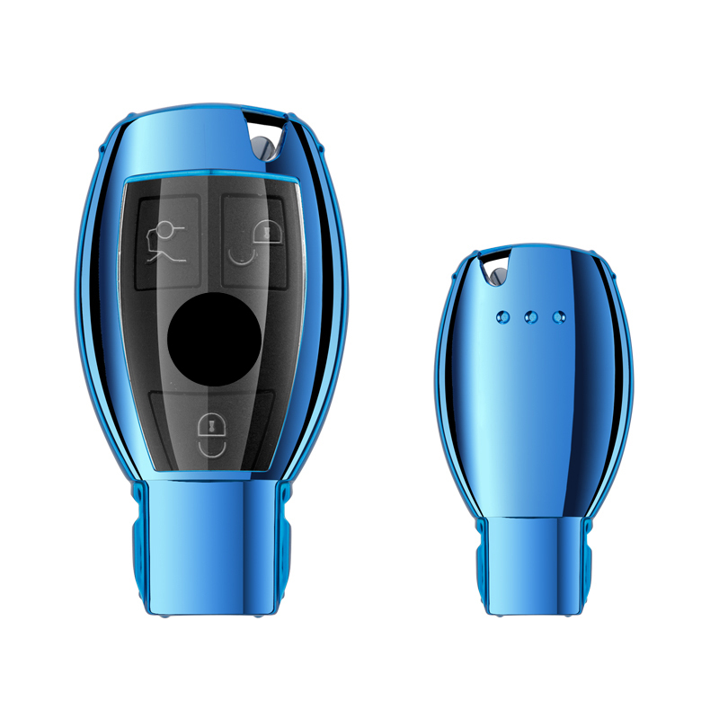 Colorful New Soft TPU Car Key Fob Case Full Cover For Mercedes Benz E C Class W204 W212 W176 GLC CLA GLA Car styling Accessories