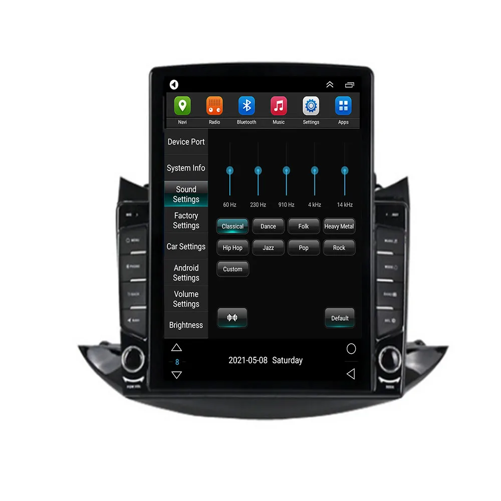 For Tesla Style 2Din Android 13 Car Radio For Chevrolet TRAX 2017-2035 Multimedia Video Player GPS Stereo Carplay DSP Camera RDS