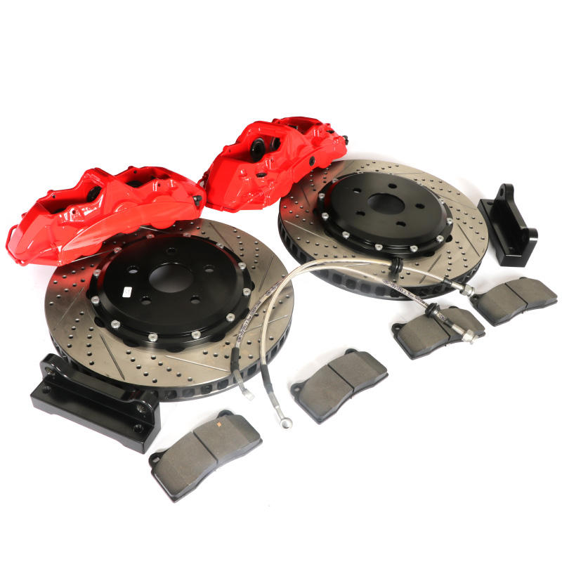 Upgrade GT6 Front GT4 Rear Big Brake Kits with Drilled and Sollted Disc Rotor for BMW 335i E92