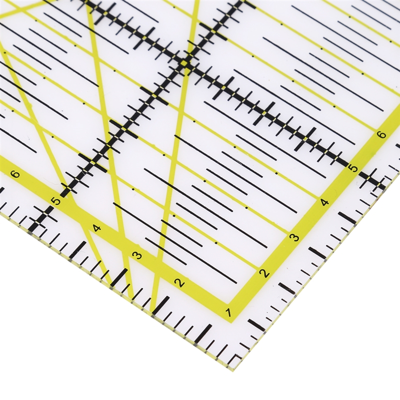 DIY Acrylic Material Patchwork Ruler Sewing Accessories