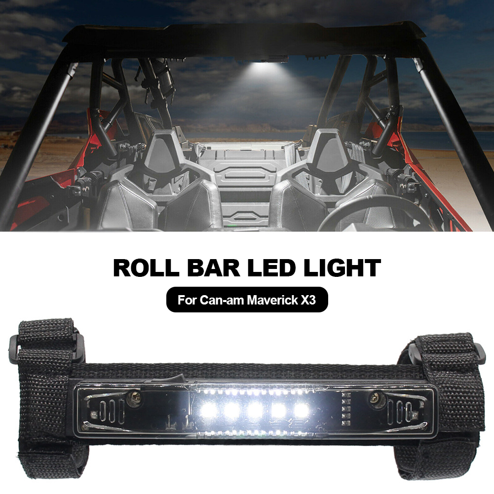 For Can-am Maverick X3 Universal Roll Bar LED Light UTV ATV For Polaris RZR 800 900 1000 XP Turbo For Cf Moto Accessories New