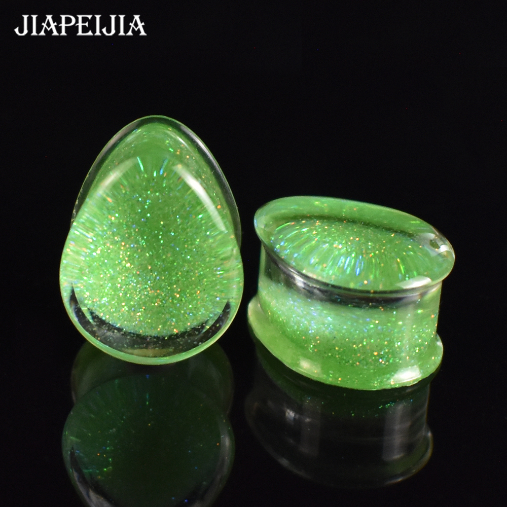 Drop-shaped Acrylic Ear Gauges Plugs and Tunnels Ear Stretcher Expander Body Jewelry 6-30mm