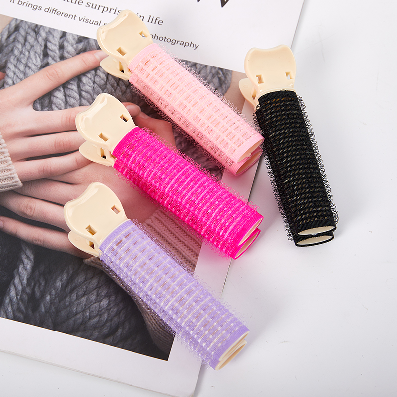 1Pcs/2Pcs Bangs Hair Root Fluffy Lazy Hair Clips Hair Top Styling Hairpins Hair Rollers Bangs Curling Barrel Hair Clips Curlers