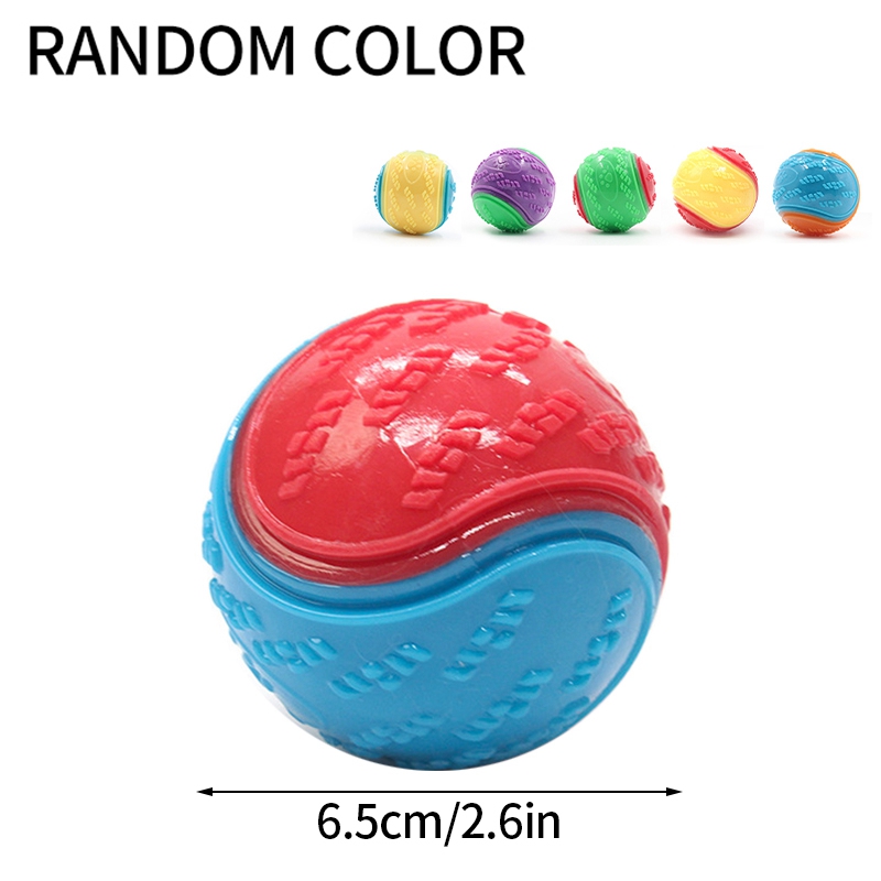 Rubber Elastic Ball Puppy Funny Dog Toys Durable FloatableSqueaking Bite Resistant Dog Toys Teeth Cleaning Toy Pet Products