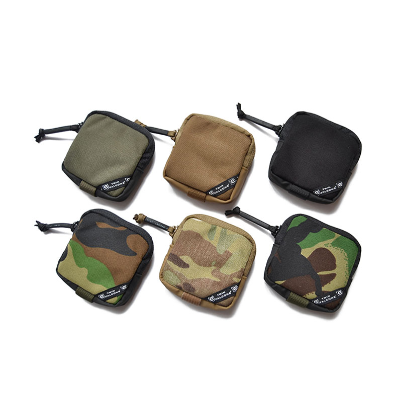 Military Outdoor Tactical Mini Accessories Pouch for Earphone EDC Key Bag Pouch Coin Purse Wallet Multicam Zipper Tool Bag P041