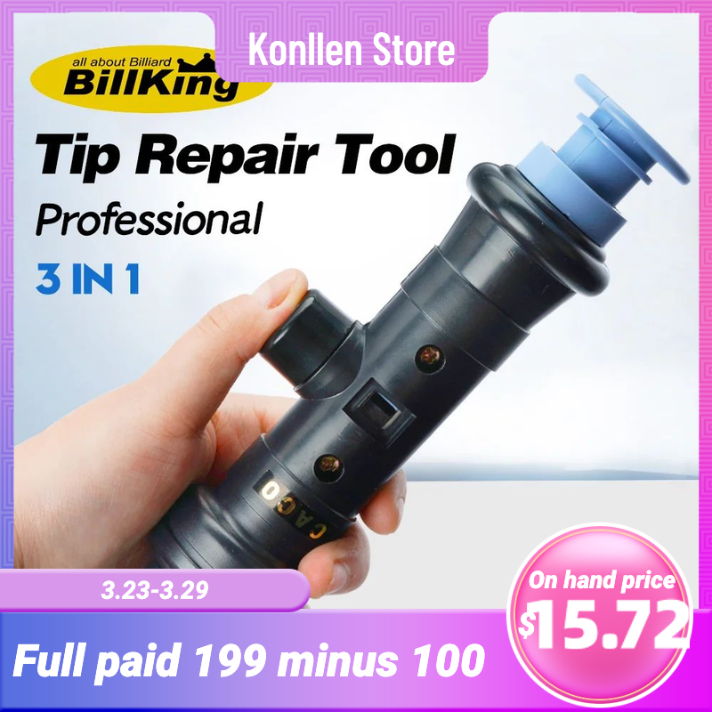 Billiards Billking Tip Tool Ferrule 3 in 1 Tip Plate Trimmer Tip Side Tip Cutting Pool Cue Tip Maintaince Billiard Accessories