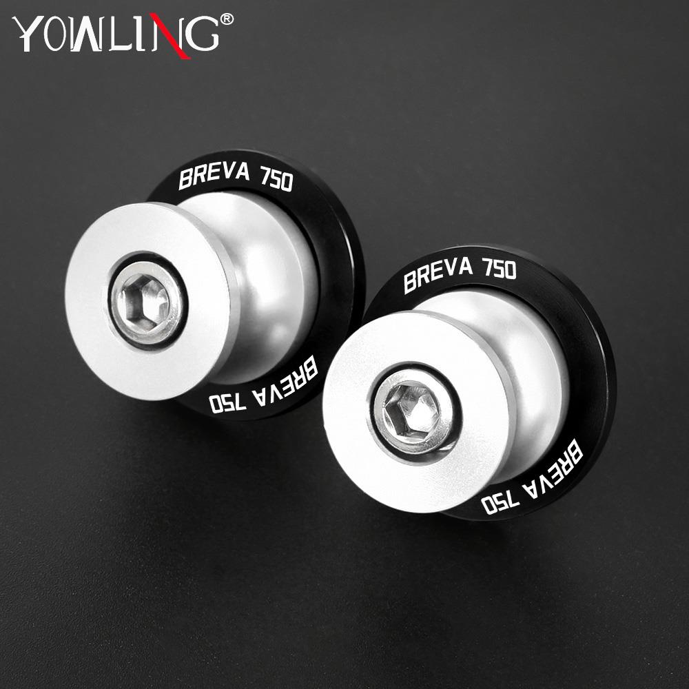 For Moto Guzzi BREVA750 BREVA 750 2008 2007 2006 2005 2004 M10 Motorcycle Accessories Swingarm Spools Slider Rear Stand Screws