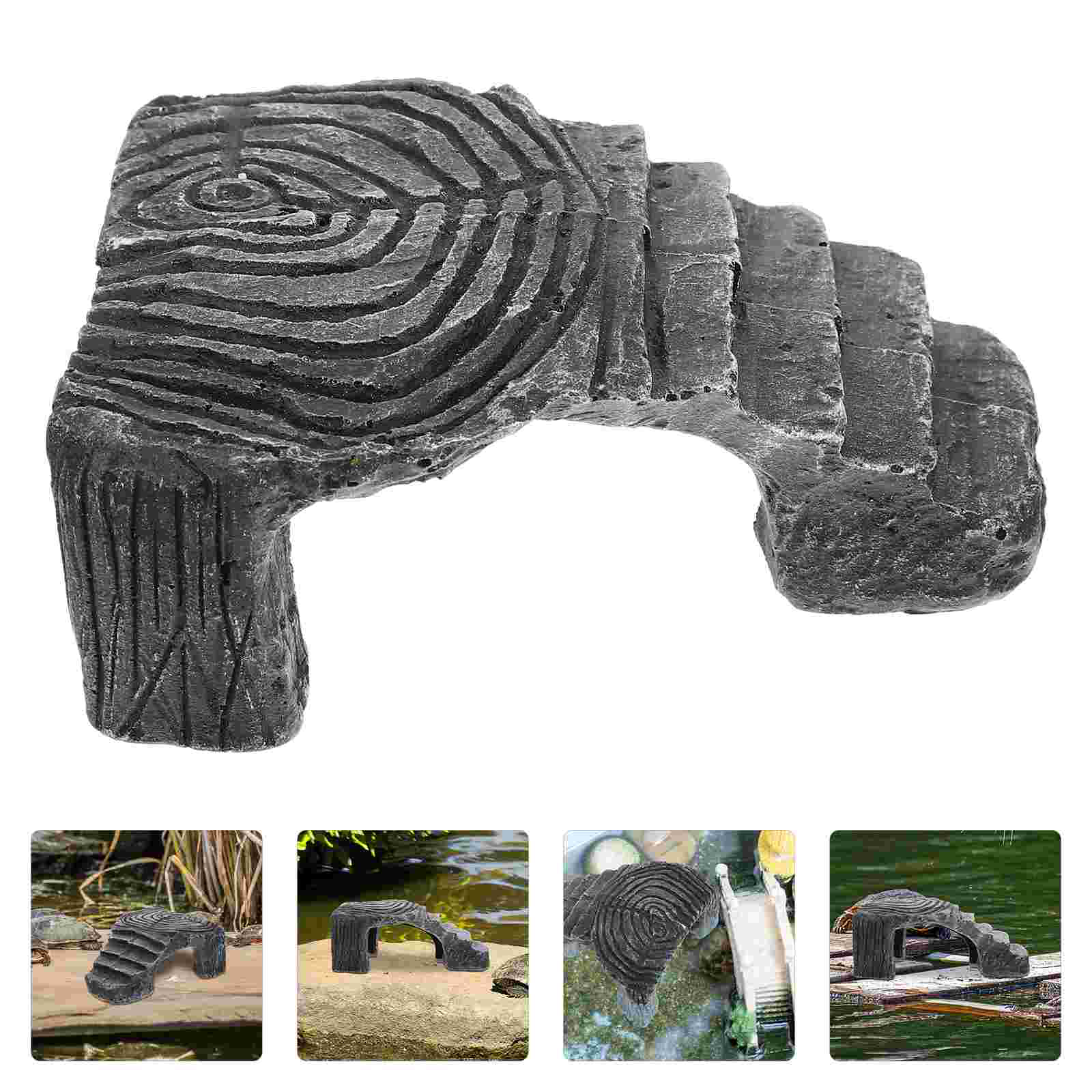 Durable Resin Turtle Basking Platform Ideal Tortoise Habitat Accessories for Reptile Climbing and Resting