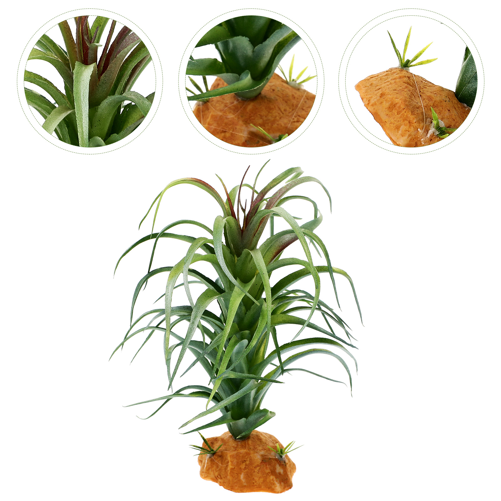 Artificial Reptile Plants Reptile Terrarium Decor Bearded Dragon Tank Accessories Habitat Decoration