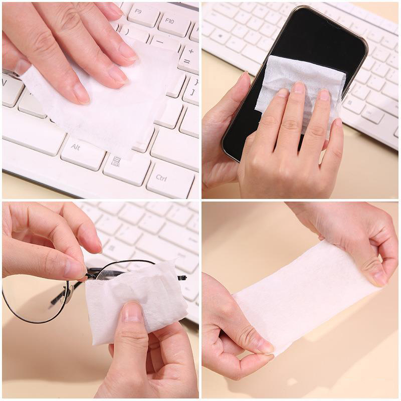 8.5*5cm Bucket Canned Wipes Canned Portable Kitchen Cart Clean Travel Makeup Remover Baby Wipes Skin Friendly Soft Cute Girl